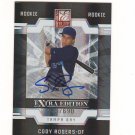 2009 Donruss Elite Extra Edition Cody Rogers Autograph Rc #d 463/690 Tampa Bay Rays