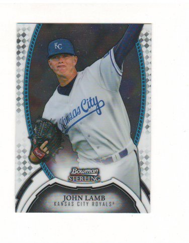 2011 Bowman Sterling Prospect John Lamb #12 Kansas City Royals
