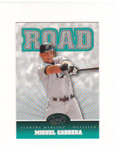 2005 Leaf Road Miguel Cabrera #R-10 Detroit Tigers