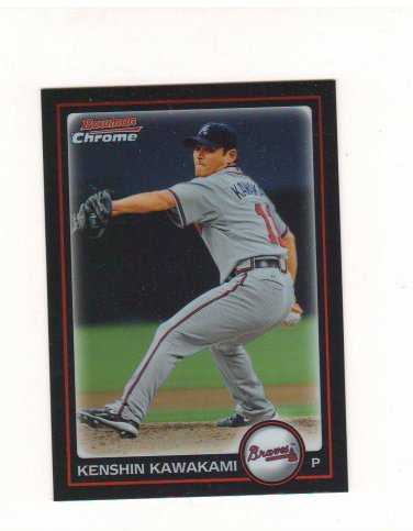 2010 Bowman Chrome Refractor Kenshin Kawakami #97 Atlanta Braves