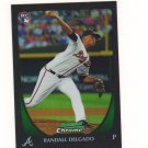 2011 Bowman Chrome Refractor Randall Delgado Rc #186 Atlanta Braves