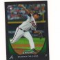 2011 Bowman Chrome Refractor Randall Delgado Rc #186 Atlanta Braves