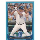 2012 Bowman Blue Parallel Delmon Young #d 027/500 Detroit Tigers