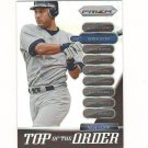 2014 Prizm Refractor Top Of The Order Derek Jeter #10 New York Yankees