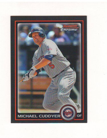 2010 Bowman Chrome Refractor Michael Cuddyer #57 Minnesota Twins