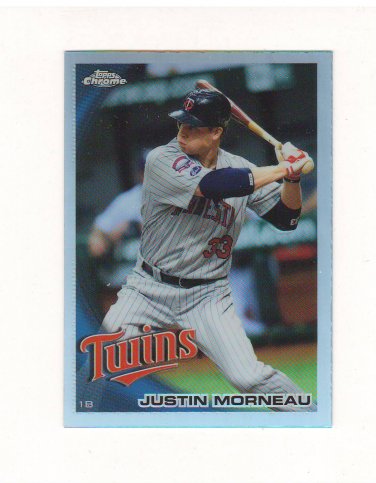 2010 Topps Chrome Refractor Justin Morneau #112 Minnesota Twins
