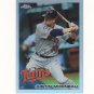 2010 Topps Chrome Refractor Justin Morneau #112 Minnesota Twins