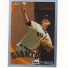 2010 Topps Chrome Refractor Matt Cain #228 San Francisco Giants