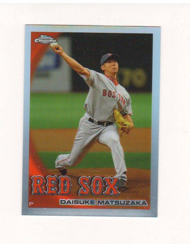 2010 Topps Chrome Refractor Daisuke Matsuzaka #130 Boston Red Sox