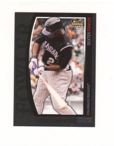 2009 Topps Unique Dexter Fowler Rc /2699 Colorardo Rockies