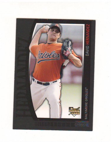 2009 Topps Unique David Hernandez Rc #d 0544/2699 Baltimore Orioles