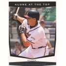 2009 Topps Unique Alone At The Top Chipper Jones #AT01 Atlanta Braves
