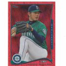 2014 Topps Red Hot Foil Hisashi Iwakuma #65 Seattle Mariners