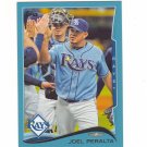 2014 Topps Walmart Blue Parallel Joel Peralta #236 Tampa Bay Rays