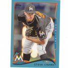 2014 Topps Walmart Blue Parallel Steve Cishek #305 Miami Marlins
