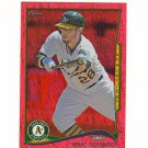 2014 Topps Red Hot Foil Eric Sogard #135 Oakland Athletics