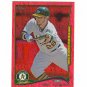 2014 Topps Red Hot Foil Eric Sogard #135 Oakland Athletics