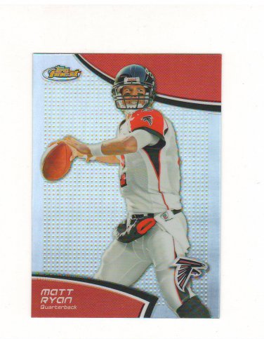 2011 Finest Refractor Matt Ryan #13 Atlanta Falcons