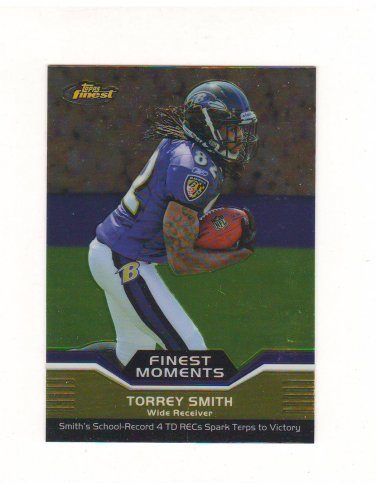 2011 Finest Moments Torrey Smith #FM-TS Baltimore Ravens