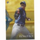 2014 Bowman Platinum Gold Parallel Enny Romero Rc #99 Tampa Bay Rays