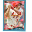 2014 Topps Walmart Blue Parallel Matt Carpenter #44 St. Louis Cardinals