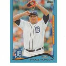2014 Topps Walmart Blue Parallel Bruce Rondon #160 Detroit Tigers