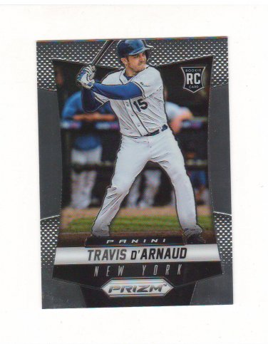 2014 Prizm Travis D'Arnaud Rc #182 New York Mets