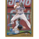 2014 Topps Gold Parallel Chris Getz #d 1087/2014 Kansas City Royals