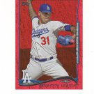 2014 Topps Red Hot Foil Brandon League #173 Los Angeles Dodgers