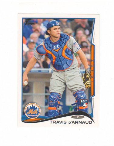 2014 Topps Travis D'Arnaud Rc #248 New York Mets