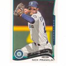 2014 Topps Future Stars Nick Franklin #169 Seattle Mariners
