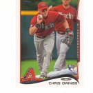 2014 Topps Chris Owings Rc #232 Arizona Diamondbacks