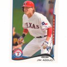 2014 Topps Jim Adduci Rc #52 Texas Rangers