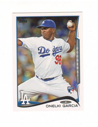 2014 Topps Onelki Garcia Rc #197 Los Angeles Dodgers