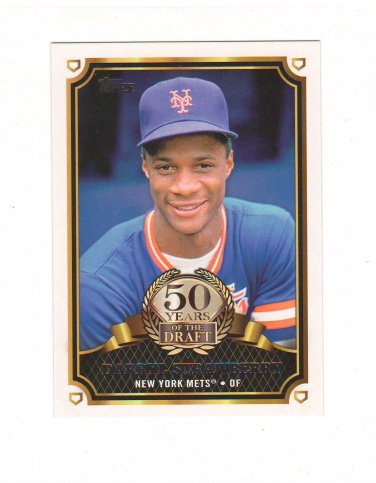 2014 Topps 50 Years Of The Draft Darryl Strawberry #50YD-9 New York Mets