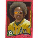 2014 Topps Red Hot Foil Coco Crisp #8 Oakland Athletics