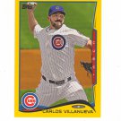 2014 Topps Walmart Yellow Parallel Carlos Villanueva #272 Chicago Cubs