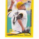 2014 Topps Walmart Yellow Parallel Francisco Liriano #114 Pittsburgh Pirates