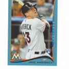 2014 Topps Walmart Blue Parallel Jake Marisnick Rc #45 Miami Marlins