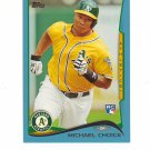 2014 Topps Walmart Blue Parallel Michael Choice Rc #27 Oakland Athletics