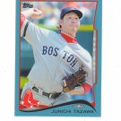 2014 Topps Walmart Blue Parallel Junichi Tazawa #131 Boston Red Sox