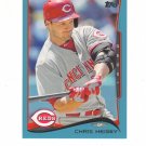 2014 Topps Walmart Blue Parallel Chris Heisey #23 Cincinnati Reds