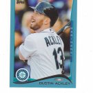 2014 Topps Walmart Blue Parallel Dutin Ackley #9 Seattle Mariners