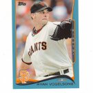 2014 Topps Walmart Blue Parallel Ryan Vogelsong #267 San Francisco Giants