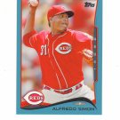 2014 Topps Walmart Blue Parallel Alfredo Simon #21 Cincinnati Reds