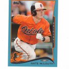 2014 Topps Walmart Blue Parallel Nate McLouth #158 Baltimore Orioles