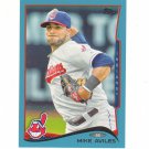 2014 Topps Walmart Blue Parallel Mike Aviles #76 Cleveland Indians