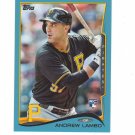 2014 Topps Walmart Blue Parallel Andrew Lambo Rc #54 Pittsburgh Pirates
