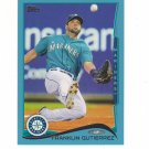 2014 Topps Walmart Blue Parallel Franklin Gutierrez #121 Seattle Mariners