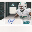2014 Score Future Franchise Fabrics Dion Jordan Jersey Autograph #FFF-DJ Miami Dolphins